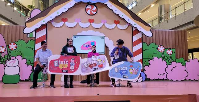 Frozz bermitra dengan BT21 untuk keluarkan packaging edisi khusus.