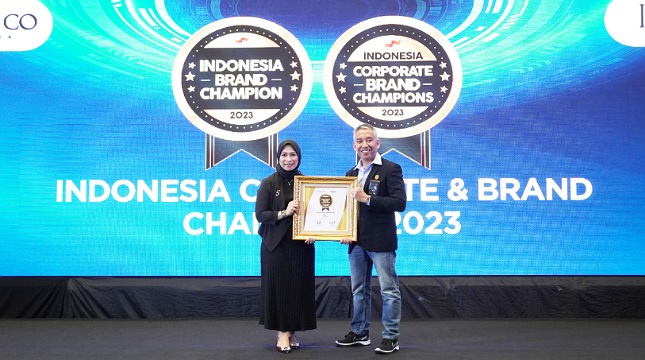 Pegadaian Raih Anugerah Indonesia Corporate and Brand Champion di ajang Infobrand Forum 2023