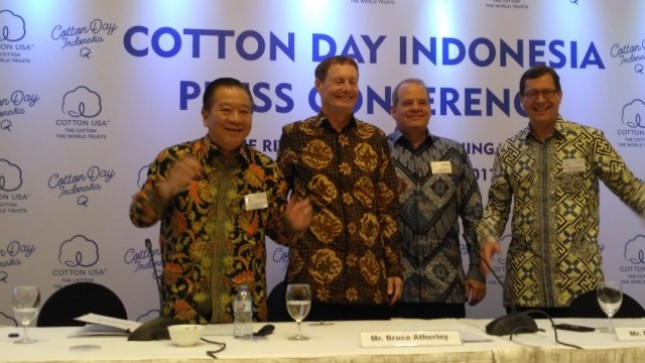 Cotton Council International menggelar acara Indonesian Cotton Day dalam mempromosikan kapas dan produk kapas asal Amerika Serikat atau Cotton USA kepada 100 pelaku pemimpin perusahaan tekstil dan garmen di Indonesia. 