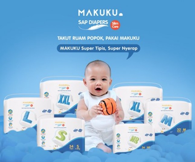 MAKUKU Luncurkan MAKUKU SAP Diaper Slim Care