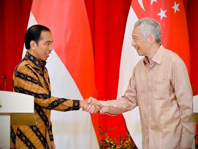 Presiden Jokowi dan PM Lee Gelar Pertemuan Bilateral di Singapura 
