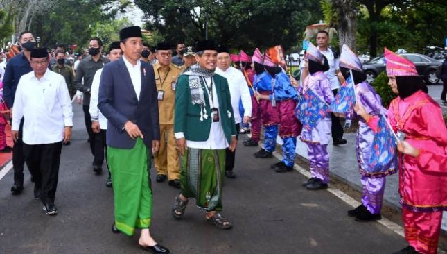 Presiden Jokowi Apresiasi Dukungan Masyarakat Melayu-Banjar Terhadap Pembangunan IKN