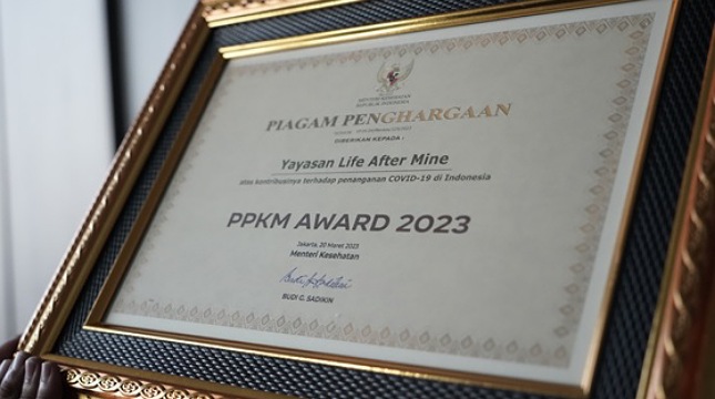 Piagam Penghargaan PPKM Award 2023