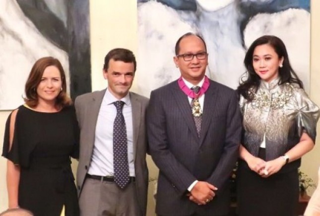 Ketum Kadin Indonesia Rosan P. Roeslani Terima Penghargaan Bintang Jasa Dari Pemerintah Belgia (Foto Ist)