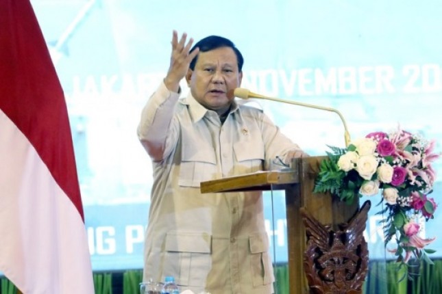 Menteri Pertahanan RI, Prabowo Subianto. (Dok. Kemhan.go.id) 
