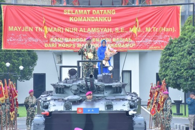 Komandan Korps Marinir (Dankormar) Mayor Jenderal TNI (Mar) Nur Alamsyah