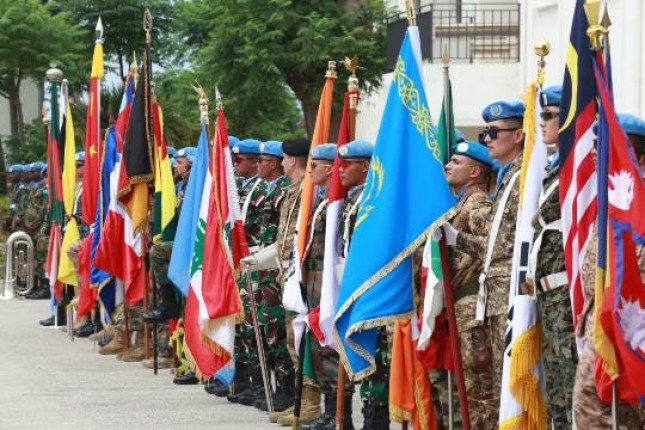 Kontingen Garuda Hadiri Peringatan Hari PBB Ke-75 di Lebanon