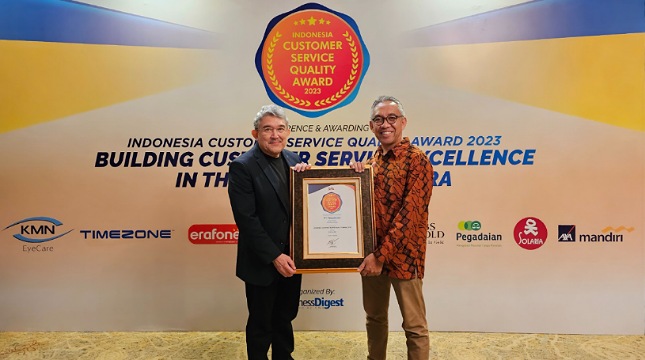Karyawan Pegadaian Raih Penghargaan Indonesia Customer Service Quality Award 2023