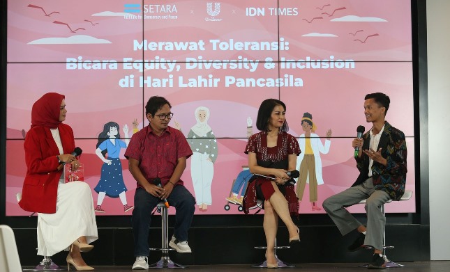 Diskusi yang digelar Unilever dan SETARA Institute dalam peringatan Hari Lahir Pancasila.