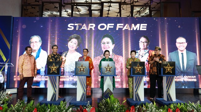 Pemberian star of fame untuk lima tokoh film dan televisi Indonesia