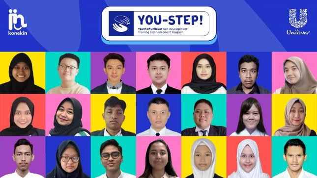 Foto Peserta Program YOU-STEP dari Unilever Indonesia.