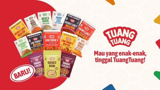 Edenfarm Launching produk TuangTuang menawarkan 10 varian produk yaitu Kremes Cabe pertama di Indonesia, Cabe Tabur, Kremes Ayam, Bawang Goreng Renyah, Bawang Goreng Huh-Hah, Kayu Manis Bubuk, Bawang Putih Bubuk, Merica Bubuk, Ketumbar Bubuk, dan Kunyit Bubuk