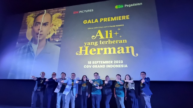 Gala premier Ali yang terheran Herman