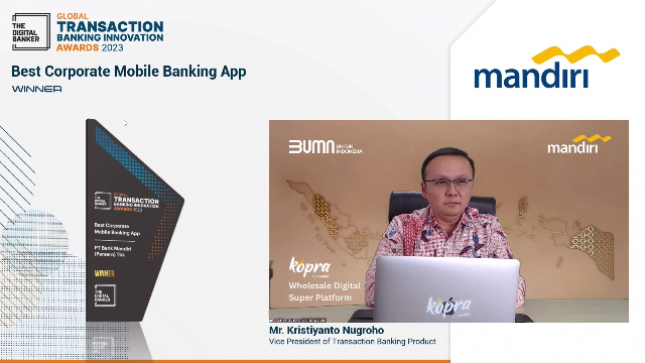 Virtual Awarding terhadap Bank Mandiri