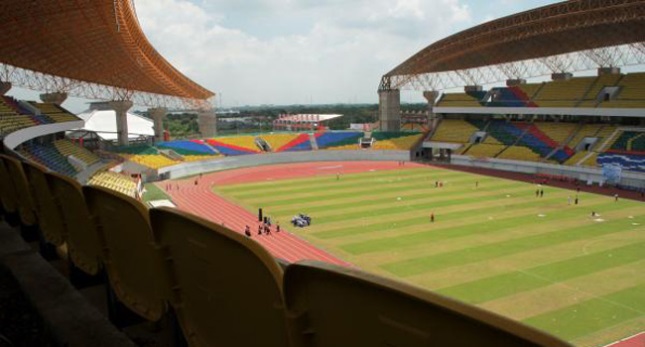 Stadion Wibawa Mukti, Jabaeka Cikarang, Kabupaten Bekasi, Jawa Barat (Foto Ist)