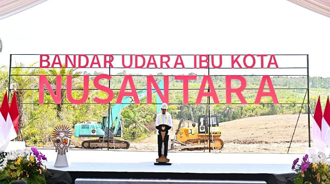 Presiden Jokowi Lakukan Ground Breaking Bandara IKN Nusantara