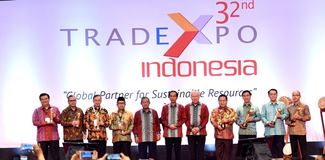  Presiden Jokowi membuka ajang Trade Expo Indonesia 2017 di ICE BSD (Foto Setkab)