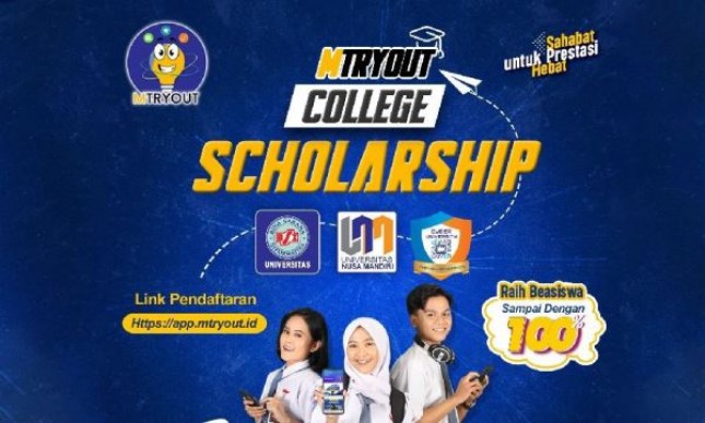 MTryout Scholarship Berikan Kesempatan Raih Beasiswa hingga 100% untuk Siswa Indonesia