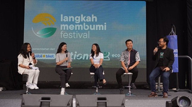 Talk show bertajuk ‘One Action, One Earth’ bersama KADIN Indonesia, Blibli Tiket, Djarum Foundation, dan TBS Energi Utama.