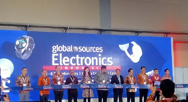 Pembukaan pameran elektronik di JCC Senayan Jakarta