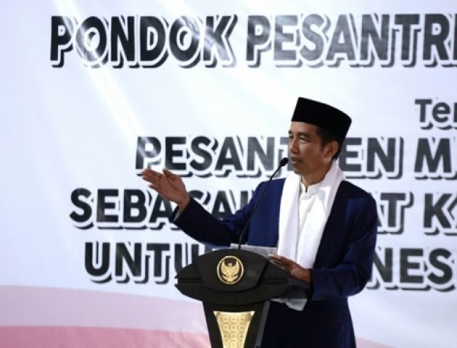 Presiden Jokowi Rapat Koordinasi Nasional Pondok Pesantren Muhammadiyah di Garut (17/10/2017)