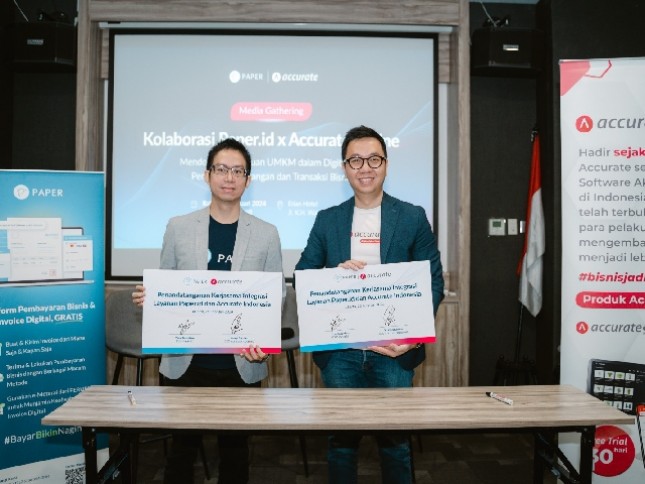 Paper.id & Accurate Indonesia sepakat untuk berkolaborasi