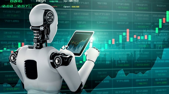 Ilustrasi robot trading