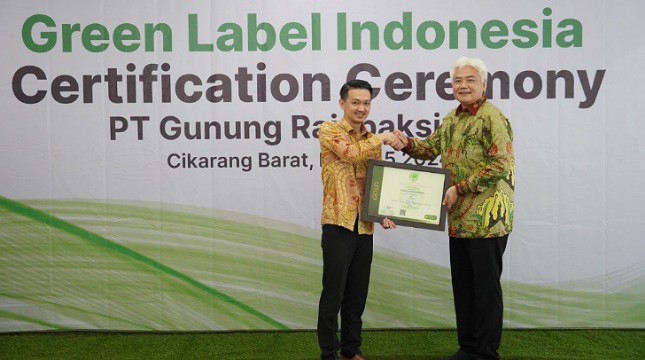 GRP Raih Sertifikat Green Label Indonesia