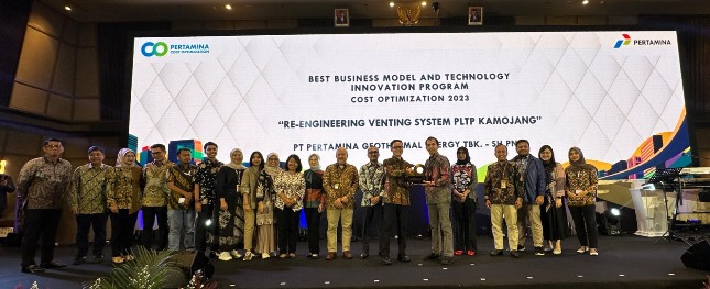 PT Pertamina Geothermal Energy Tbk Raih Penghargaan Inovasi Terbaik untuk Kategori Model Bisnis Terbaik & Inovasi Teknologi