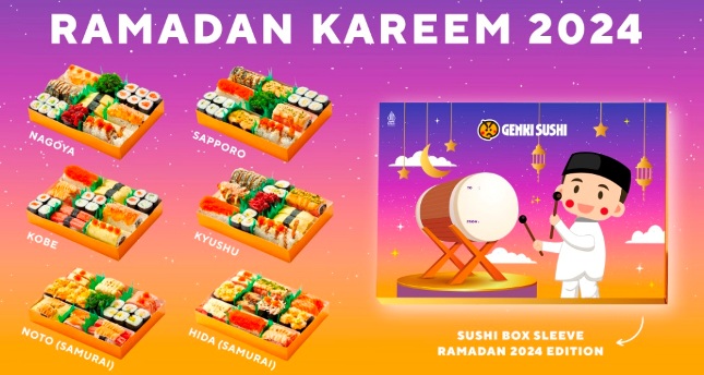 Sushi Box Ramadan 2024 dari Genki Sushi.