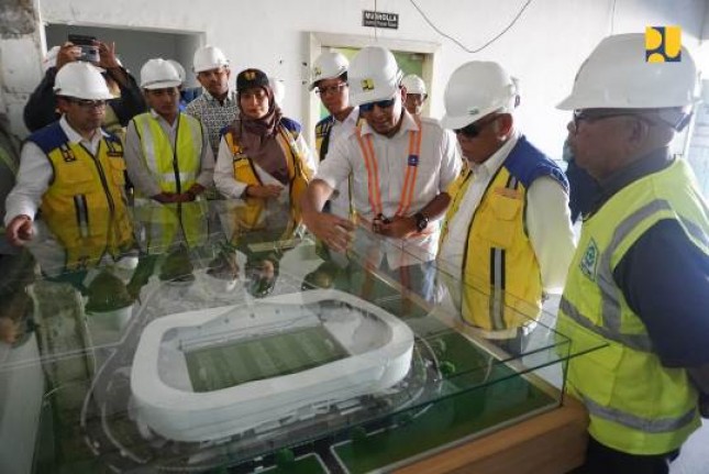 Kementerian PUPR Rehabilitasi dan Renovasi Stadion Teladan di Medan