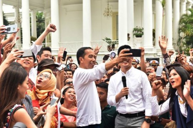 Presiden Jokowi dalam rangkaian acara peringatan Hari Sumpah Pemuda. (Foto Setkab)