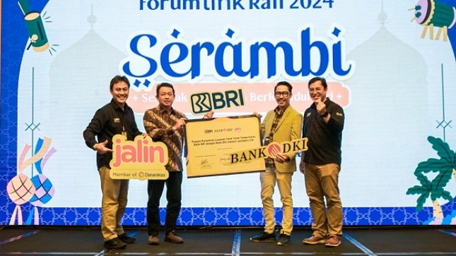 Kolaborasi Bank DKI dan PT Jalin Pembayaran Nusantara, Kini Nasabah Bank DKI Bisa Tarik Tunai Tanpa Kartu di ATM BRI 