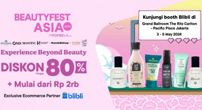 Promo Blibli di BeautyFest Asia 2024