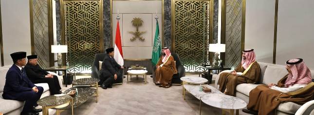 Menhan Prabowo Subianto Kunjungi MBS ke Arab Saudi, Bahas Isu Global dan Palestina