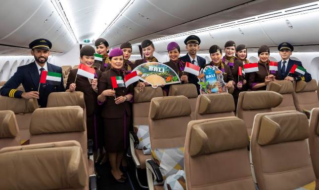 Etihad Airways, maskapai penerbangan nasional UEA meluncurkan layanan reguler antara Abu Dhabi dan Bali.