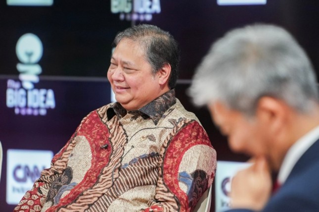 Menko perekonomian Airlangga Hartarto