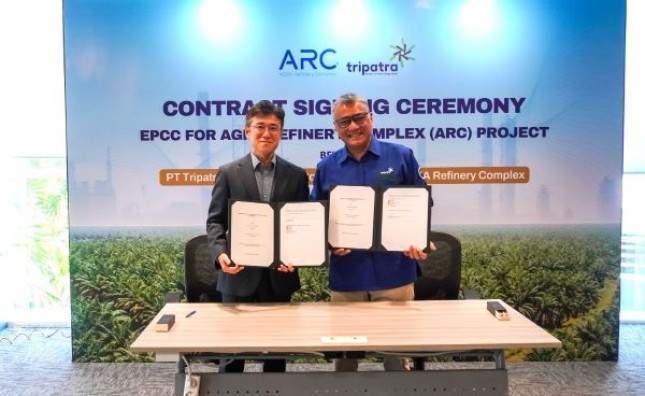 TRIPATRA Tandatangani Kontrak dengan AGPA Refinery Complex untuk Proyek Penyulingan Minyak Sawit di Kalimantan Timur