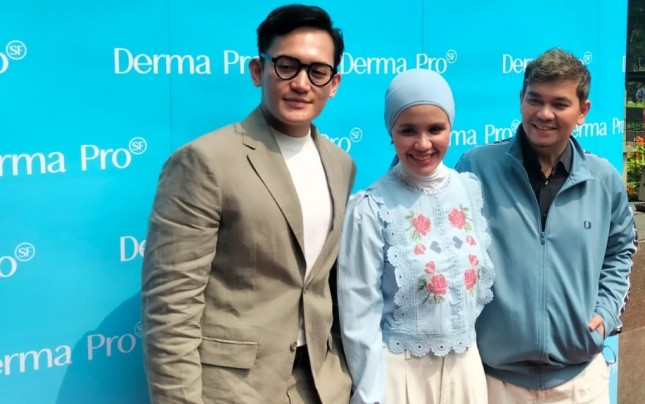 Indra Bekti dan Aldila Jelita jalani perawatan Dolphin Muscle d Dermapro SF Jakarta.