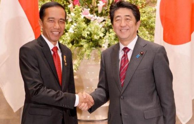 Presiden Jokowi dan PM Jepang Shinzo Abe (Foto Ist)