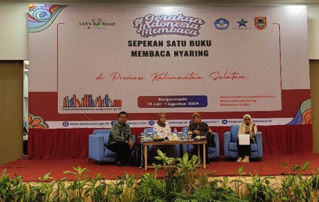 Gerakan Indonesia Membaca di Kalimantan Selatan.