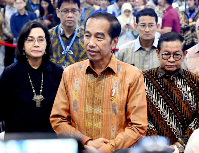 Presiden Jokowi menghadiri Festival Ekonomi dan Keuangan Digital (FEKDI) dan Karya Kreatif Indonesia (KKI) di Jakarta