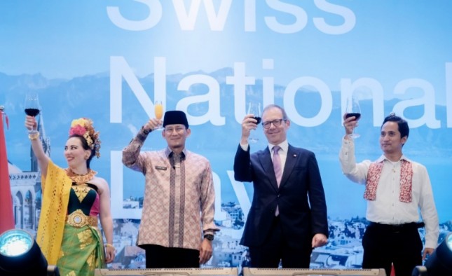 Menparekraf Sandiaga Uno Hadiri Swiss National Day