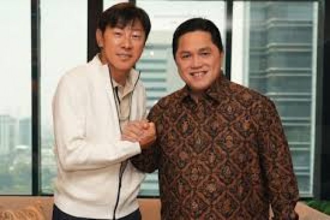 Menteri BUMN Erick Thohir bertemu Pelatih STY