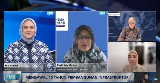Dialog Forum Merdeka Barat 9 (FMB9) yang mengangkat tema 'Mengawal 10 Tahun Pembangunan Infrastruktur', Senin (2/9).