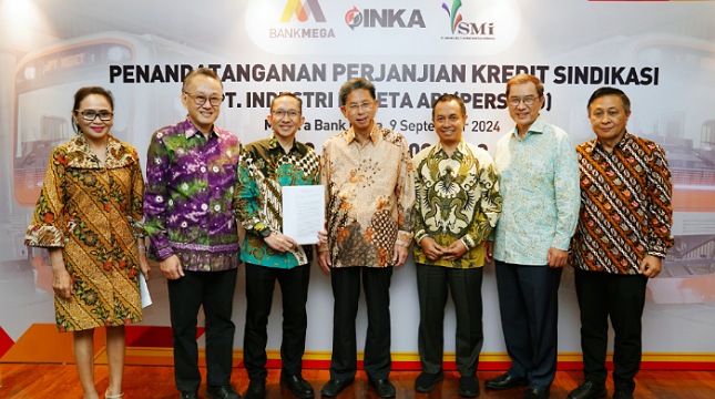 Penandatanganan perjanjian kredit sindikasi PT INKA