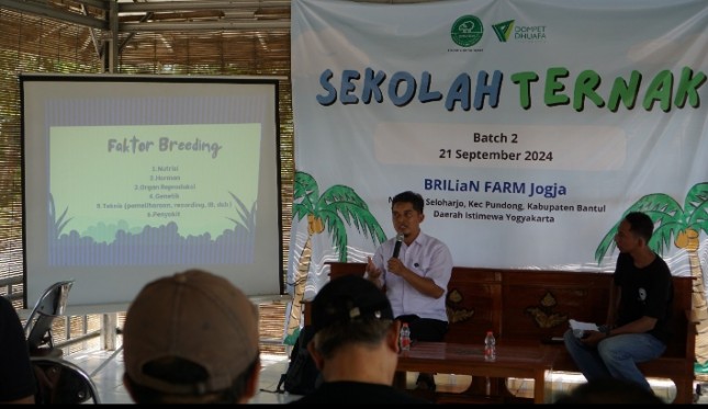 Dompet Dhuafa Bantul, Yogyakarta gelar sekolah ternak untuk para peternak Domba