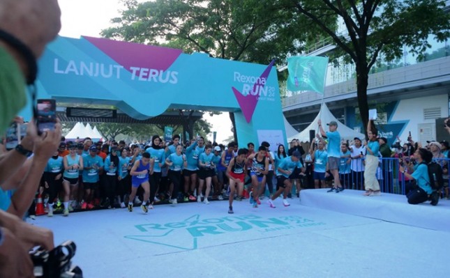 Rexona Run 2024 yang digelar di Digital Hub BSD City pada 17 November 2024.