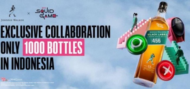 Kolaborasi Johnnie Walker dan Squid Game.