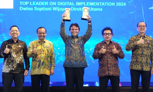 PERURI meraih dua penghargaan bergengsi di ajang TOP Digital Awards 2024.